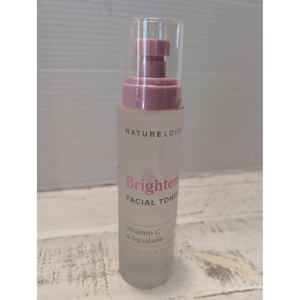 Nature Love Brightening Facial Toner -Vitamin C & Squalane 6 fl oz / 177 ml New